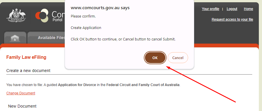 Commonwealth Courts Portal (Confirm)