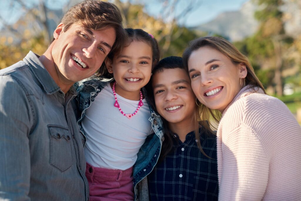 Shot of a happy young enjoying spending time together in the park.