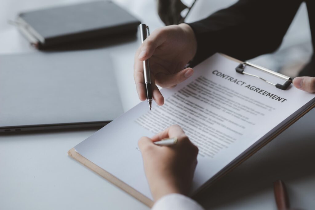 Contract Agreement Signing